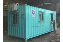 Container Văn Phòng 20 Feet, Sàn Lát Gỗ Công Nghiệp