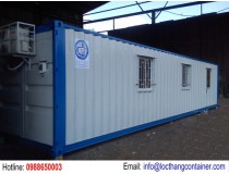 Container Văn Phòng 40 Feet Toilet Lắp Giường Tầng